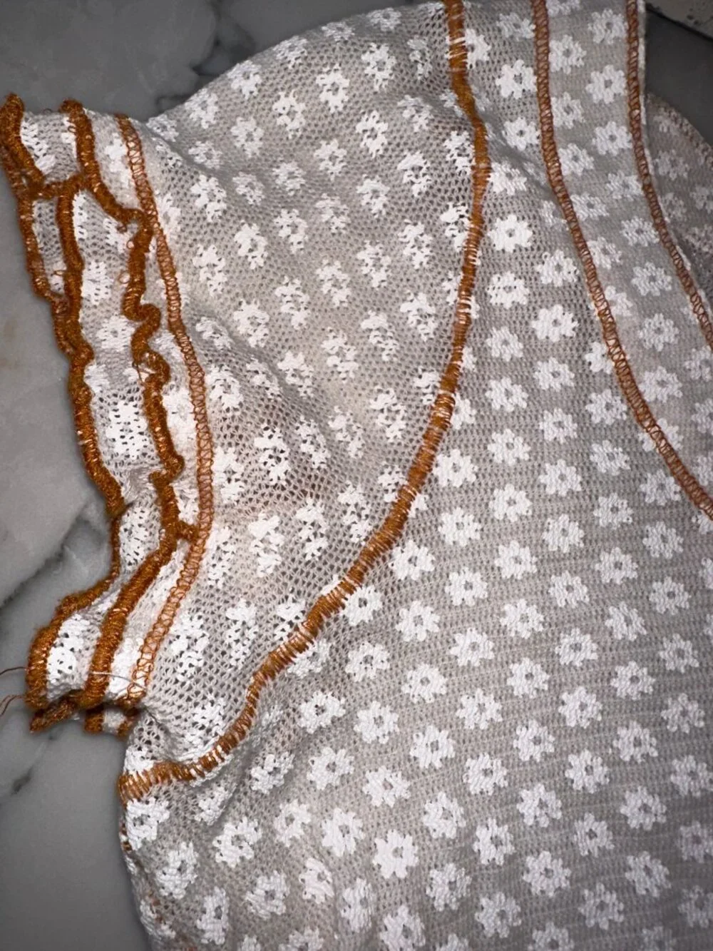 Free People kid's White Lace Top
